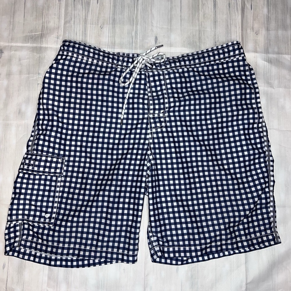 Goodfellow Swim Trunks Large Checkered